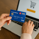 Paiement en ligne avec e-Carte Bleue Caisse d’Épargne sur un ordinateur portable
