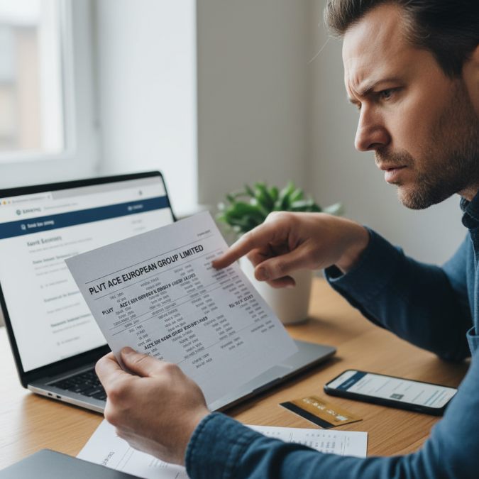Prélèvement ACE European Group : vérifier une transaction suspecte sur un relevé bancaire